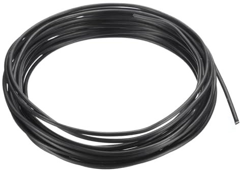 PATIKIL 2mm Bonsai Training Wire, 1 Roll Floral Wire Stems Anodized Aluminum Tree Wire 16.4 Feet Total for Gardening Branch Fixing, Black