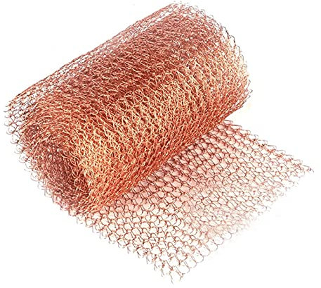 Kupferband Gegen Schnecken, Schneckenzaun Kupferband Schnecken Schneckenschutz für Hochbeete Schneckenzaun Kupfer Schneckenabwehr Doppelschicht Kupfernetz Schneckenschutz für Gärten (12.7cm*10m)