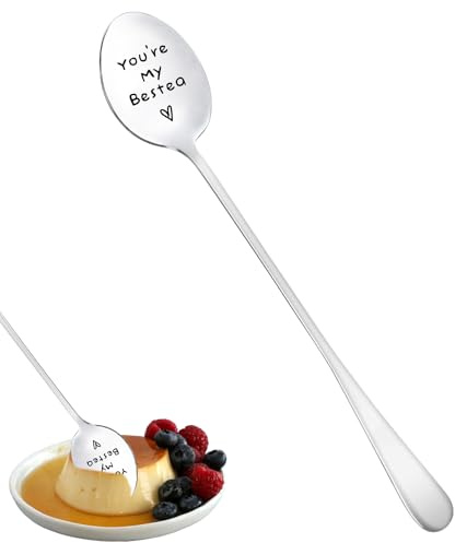 1PC Best Friend Birthday Gifts Smooth Surface You are My Bestea Spoons Bestie Gifts Strong and Durable Beautifully Crafted Friends Birthday Gifts for Birthday Christmas Anniversaries