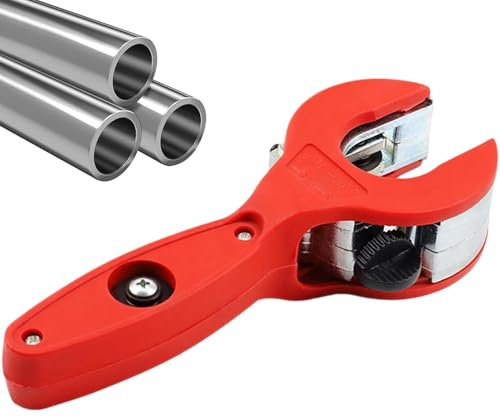 Strumento in PVC - Cutter della lega Cricchetto Cutter Tagli compatti per tubi in PVC rigidi, da 1/4 a 7/8 pollici, Cessoie per tubi in PVC per tagliare PVC, pub PPR, tubi