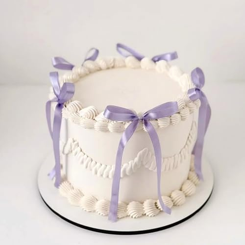 30 pezzi Decorazione per torta con fiocco, nastri con nodi, decorazioni per torte, decorazioni per cupcake, decorazioni per torte nuziali, decorazioni per feste a palloncino, decorazione per torte di