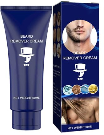 Crème dépilatoire - Crème dépilatoire pour hommes pénètre rapidement les follicules pileux 60 ml, épilateur indolore, crème dépilatoire pour visage, poitrine, dos, bras, jambes, aisselles