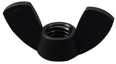 Écrou papillon en nylon noir et plastique, 10 à 50 pièces, M3, M4, M5, M6, M8, M10, M12, vissé à la main for l'installation de boulons(M5-20Pcs)