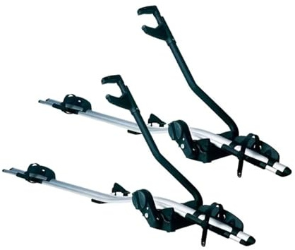 Portabicicletas Techo Coche Portabicicletas Montaña Un Solo Marco Portabicicletas Aleación Aluminio Portabicicletas Techo Coche Barra Techo Coches Rieles(2pcs)
