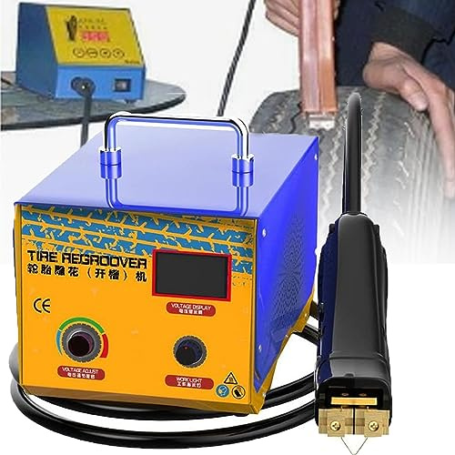 DRFGHK Machine à rainurer de pneu 1000 W pour camion, outil de rainurage professionnel pour voiture