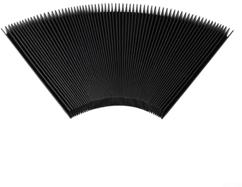 Flexible Accordion Bellows Cover for CNC Milling Machine - Protective Dust Proof Tool Guard with 1.5m Stretch Length, Black Three-Proof Cloth for G(170MM)