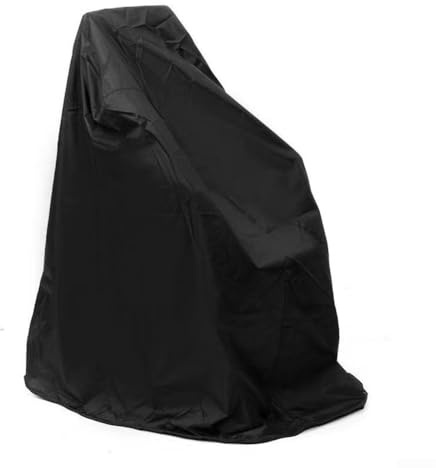 420D Oxford wasserdichte Rollstuhlabdeckung mit Kordelzug, Outdoor-Scooter-Schutz vor Regen und Staub, schwarz, 115 x 75 x 130 cm (115 x 75 x 130 cm)