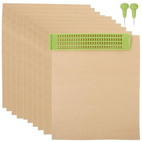 Tavoletta Scrittura Braille Portatile Riutilizzabile, Plastico Metallo | Carta per Scrivere in Braille, Accessori per Non Vedenti, per Lavoro e Uso all'Aperto