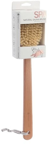 Spazzola per il corpo con lungo manico e setole naturali- per spazzolatura a secco