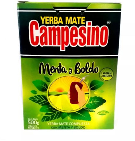 Thé Mate Menta y Boldo de Campesino – 500 g