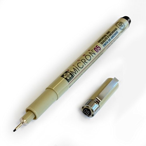 Sakura Pigma Micron – Pigment Fineliner – Single – 0,5 mm – Schwarz