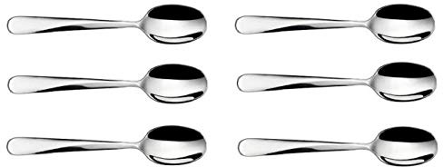 Alessi UNS03/8 Giro Kaffeelöffel - Edelstahl 18/10 glänzend poliert. 6er Set.