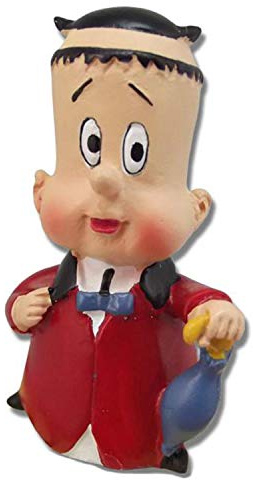 Arthur der Engel Spardose - 20cm Große Sparbüchse & Kult-Sammelfigur | Nostalgische DDR-Spardose aus Polyresin inklusive DDR-Kochbuch und Grußkarte - Ideal als Geschenk für Sammler und Kinder