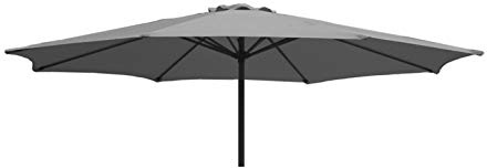 TFS Replacement Parasol Fabric Canopy for Standard, Cantilever & Balcony Parasols (2.7m 8arm, Grey)