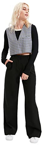 Trendyol Trendyol The Mutor Reason, Pantaloni Donna, Black, 38