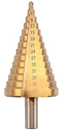 4-32mm 4-42mm Schnellarbeitsstahl-Stufenbohrer für Metall-Holz-Lochschneider HSS Titanbeschichtete Holzbearbeitung Bohren Elektrowerkzeuge,4-42 mm