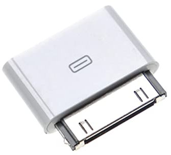 vhbw Adaptateur Compatible avec Apple iPod Nano (1ère génération) baladeur numérique Smartphone - Câble Micro-USB vers connecteur 30 Broches, Blanc