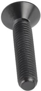 VGEBY Bicycle Stem Bolts, M6x30mm Titanium Alloy Bike Stem Screw Headset Stem Top Fixing for Bike Repair(Black) Bicycle and Spare Parts Ride