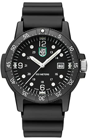 Luminox - G Kollektion Sea Bass Carbonox - Herren Uhr - 44mm - X2.2001 - Taucheruhr mit Datumsanzeige - 100m Wasserdicht Sport Uhr - Herrenuhr - Mehrere Varianten - Hergestellt in der Schweiz