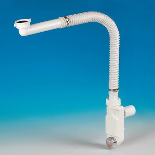 LIRA A.8274.53 Flex Raumspar Siphon 1,5' x DN40 | für Küchen Spülen | behindertengerecht