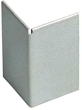 IRKA Eck-Verbinder für Rasenkante und -Band Aluminium-Zink H20 cm | Zur eckigen Beeteinfassung, 1 mm stark