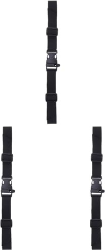 VALICLUD 3pcs School Bag No-slip Belt Adjustable Backpack Chest Strap Backpack Skid Shoulder Strap Buckle for Outdoor Travel