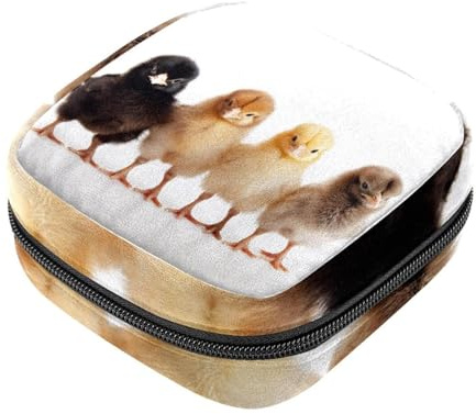Borsa mestruale,Borsa di immagazzinaggio del tovagliolo sanitario,Pollo,Porta tamponi per borsa