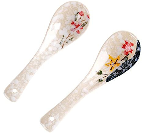 Skedar,soppskedar,skedar for matlagning Köksdessertskedar 2st japansk stil Keramiksked Rissked Köksservis Rörsked Soppsked Middagssked Teskedar
