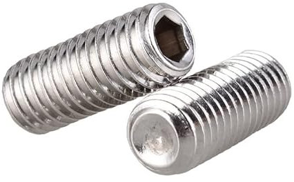 10/20/30/50 Stück Madenschraube M2 M2,5 M3 M4 M5 M6 M8 304 Edelstahl Innensechskant Innensechskant Cup Point DIY Set Türgriffe Wasserhahn Bolzen(3mm,M6 x 20pcs)