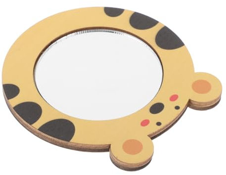 CHICAMPERA Holzspiegel Zum Basteln Für Kinder. Dekorieren Sie Ihre Eigenen Tigerspiegel Für Mädchen. Bemalen Sie Selbst Handspiegel Aus Holz Für Künstlerische Aktivitäten,