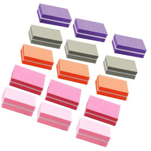 TOYANDONA 50stücke Bogennagelfeile mit Nagelpuffer Nagelfeilenwerkzeug für Acrylnägel Fingernagelpflege Geeignet für Maniküre und Pediküre Hochwertige Verarbeitung und Lange Lebensdauer