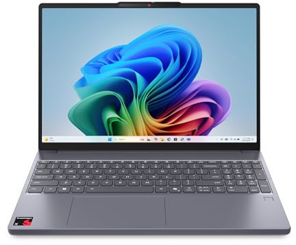 Lenovo IdeaPad Slim 3 Gen 10| 15.3 inch WUXGA Laptop | Snapdragon X X1-26-100 | Copilot+ PC | 16 GB RAM | 512 GB SSD | USB-C |Windows 11 Home | Luna Grey