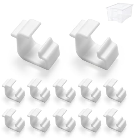 Verschlussclips Verschluss für Ikea Samla Box - Clips für Ikea Boxen mit Deckel 45L 65L, Ersatzteile für Kunststoffbox Aufbewahrungsboxen Aufbewahrungskiste im Haushalt Keller Werkstatt (12 Stück)