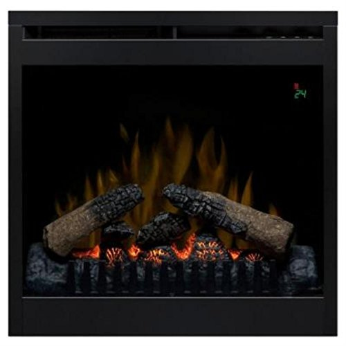 Dimplex DF2024L Electric 20-Inch Firebox Insert with Logs, Black