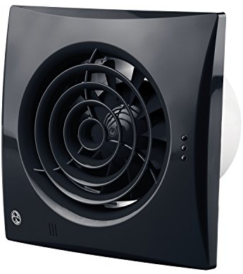 Blauberg UK 150 Quiet Black Blauberg Extractor Fan Standard-150mm, 17 W, 240 V, Standard