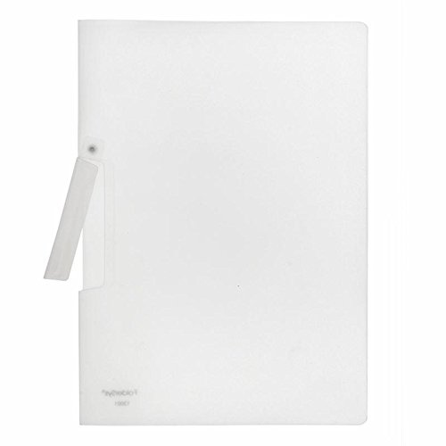 FolderSys Klemm-Mappe A4, PP, bis 50 Blatt, transparent, VE 1 Stück, 1300104