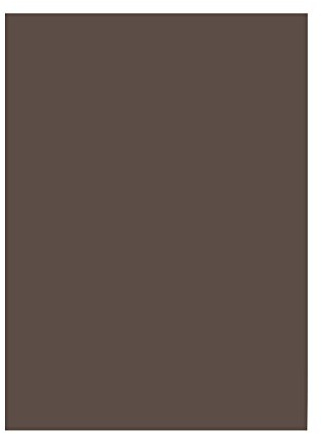 folia 6370 - Tonpapier Dunkelbraun, DIN A3, 130 g/qm, 50 Blatt - zum Basteln und kreativen Gestalten von Karten, Fensterbildern und für Scrapbooking