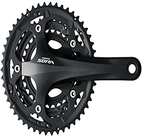 SHIMANO Kurbelgarnitur Sora, schwarz, 17x17x8cm, EFC3503CX090X