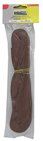 Cinta Persiana Wolfpack Marrón 18 mm. Rollo 6 Metros