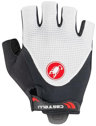 CASTELLI Men's Arenberg Gel 2 Glove for Road and Gravel Biking l Cycling - Black/Ivory - X-Small