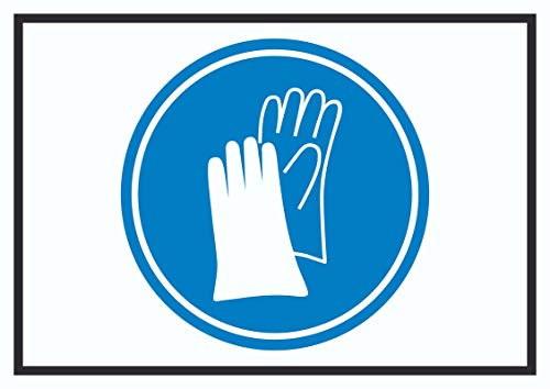 HB-Druck Schutzhandschuhe tragen Symbol Schild A2 (420x594mm)