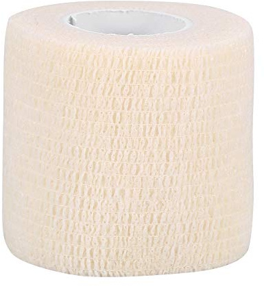 Ruban de kinésiologie, bande de sport bandage élastique bandage cohésif ruban adhésif élastique tissu médical bandages cohésifs auto-adhésifs de ruban de kinésiologie (blanc)