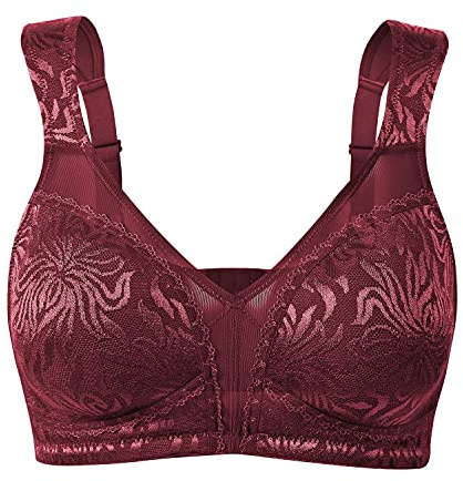 Wingslove Soutien Gorge sans Armature Femme Grande Taille Minimiseur