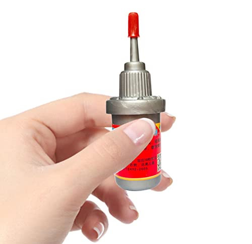 Facynde Schweißkleber Wasserfester Kleber,Professioneller Cyanacrylat-Sekundenkleber 10 ml - Wasserfester Sekundenkleber für Kunststoffe, Gummi, Metall, Keramik, Glas, schnell aushärtend und super