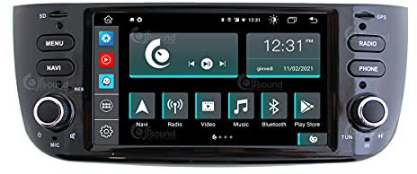 JF Sound - Autoradio Custom Fit X9C - Per Fiat Punto Evo - Android 8 Core - 4GB RAM - 64GB ROM - GPS - WiFi - CarPlay/Android Auto Wireless - Touchscreen 6,2 - DAB+ - Comandi Vocali