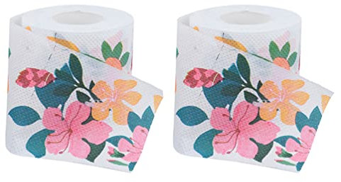 STOBOK 2 Rollen Toilettenpapier Scherzgeschenk Wegwerfserviette Gesichtsgewebe Bedrucktes Gewebe Restaurant-serviette Home-office-partyzubehör Kleine Geschenke Kinder Mini Handtuch Reisen