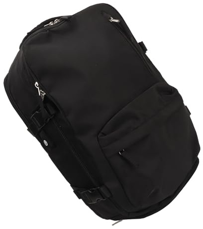 Zaino da Viaggio da Donna, Tasca Nascosta con Cerniera Ampio Zaino da Viaggio Portatile Leggero per Riporre i Bagagli (BLACK)