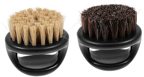 MAGICLULU 2stücke Bartbürste Aus Borsten Für Bartpflege Salonbürste Für Friseure Pflegeartikel Für Männer Bartbürste Für Verschiedene Barttypen
