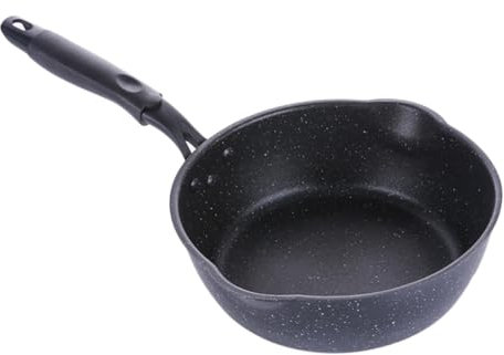 TOPBATHY Non-Stick Frying Pan 20cm Size Maifanite Coating Round Bottom Perfect for Omelets Sandwiches Pancakes