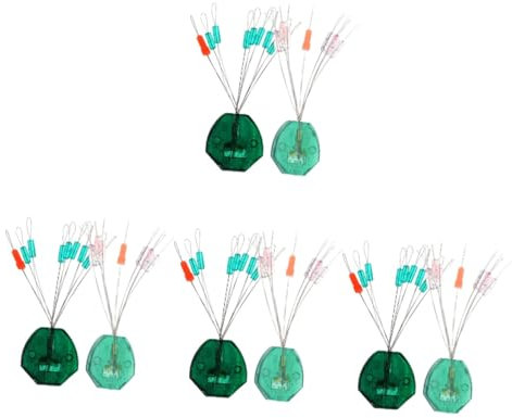 Mipcase 4sets Silicone Stops Line for Sea Fishing Portable and Durable Professional Stops 20pcs*4